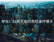 夸张！91网页版的奇怪事件曝光