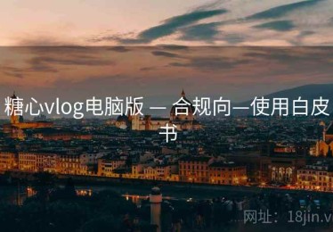 糖心vlog电脑版 — 合规向—使用白皮书 糖心vlog电脑版 — 合规向—使用白皮书