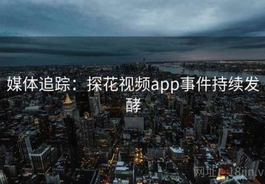 媒体追踪:探花视频app事件持续发酵 媒体追踪:探花视频app事件持续发酵
