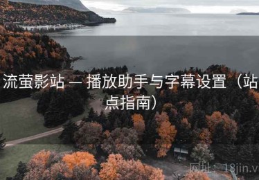 流萤影站 — 播放助手与字幕设置(站点指南) 流萤影站 — 播放助手与字幕设置(站点指南)