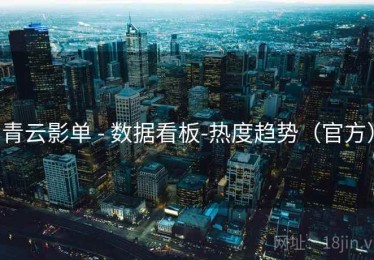 青云影单 - 数据看板-热度趋势(官方) 青云影单 - 数据看板-热度趋势(官方)