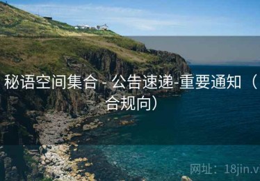 秘语空间集合 - 公告速递-重要通知(合规向) 秘语空间集合 - 公告速递-重要通知(合规向)