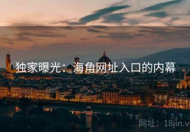 独家曝光:海角网址入口的内幕 独家曝光:海角网址入口的内幕