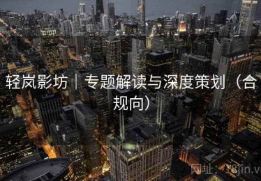 轻岚影坊|专题解读与深度策划(合规向) 轻岚影坊|专题解读与深度策划(合规向)