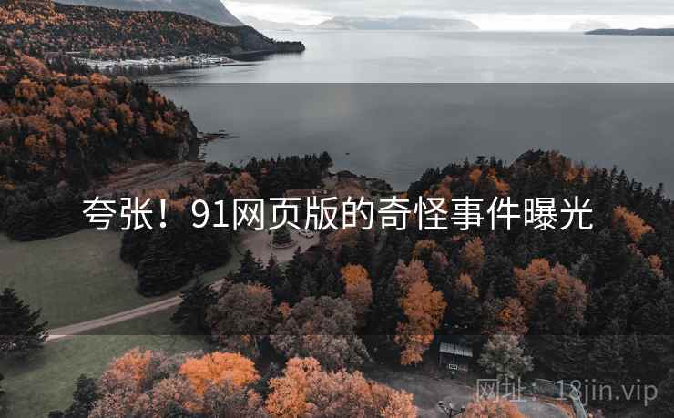 夸张！91网页版的奇怪事件曝光